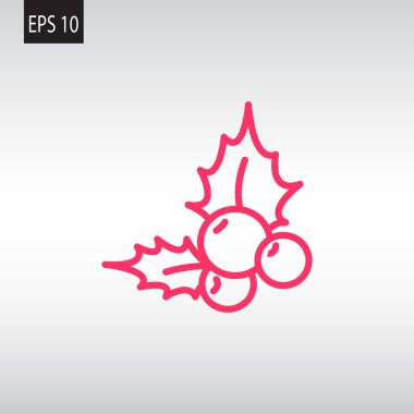 Noel dekorasyon web simgesi