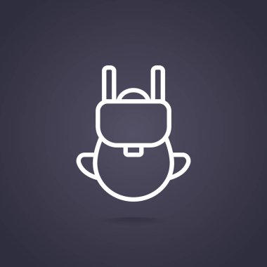 sırt çantası web simgesi