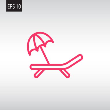 şezlong web simgesi