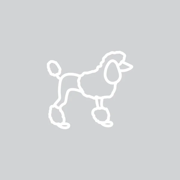 Hond web Icon — Stockvector
