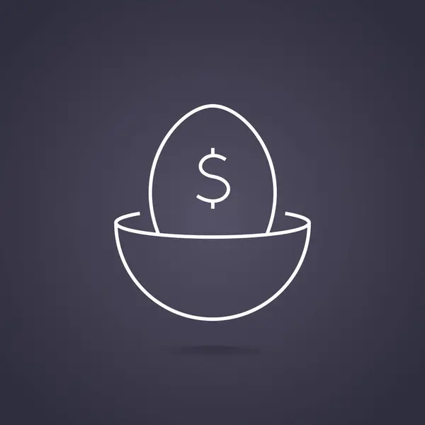 Financiën web pictogram — Stockvector