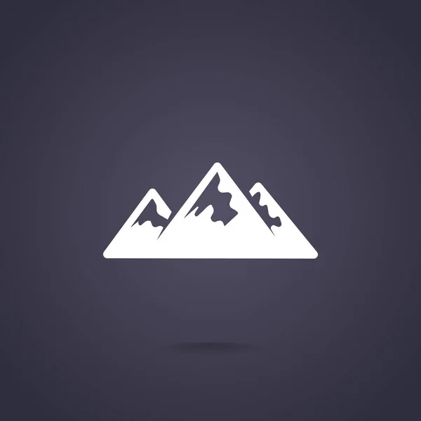 Dağlar web simgesi — Stok Vektör