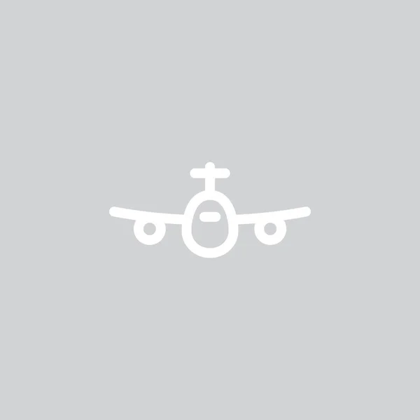 Icône web avion — Image vectorielle