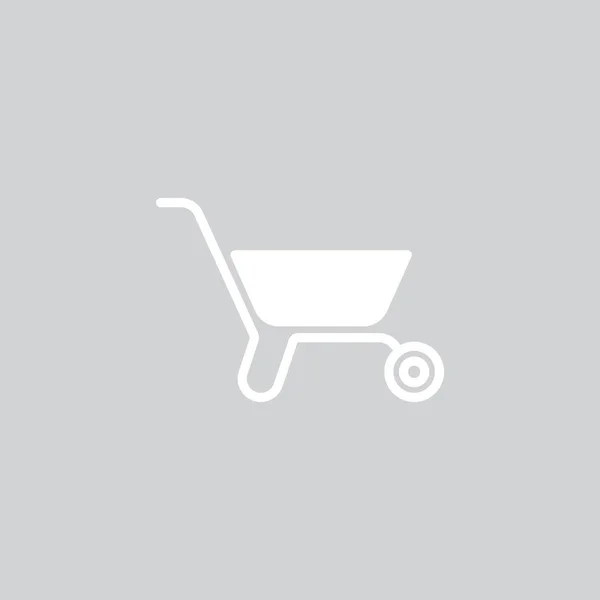 Wheelbarrow icono web — Archivo Imágenes Vectoriales