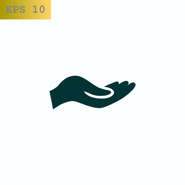 Hand web icon — Stock Vector