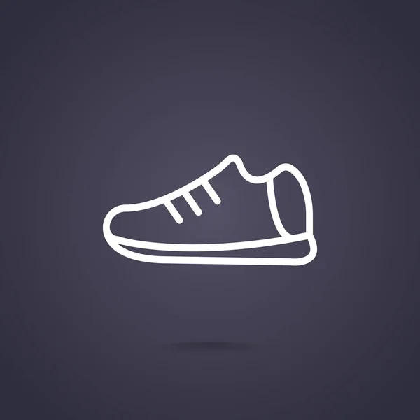 Icône web chaussures — Image vectorielle