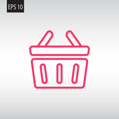 Pazar sepeti web simgesi