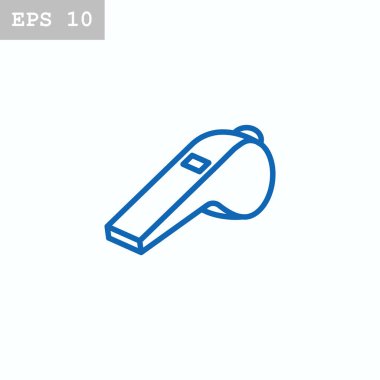 Düdük düz stil ikonu