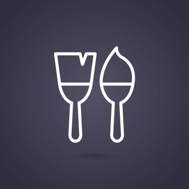 Fırçalar web simgesi