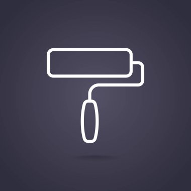 rulo fırça web simgesi