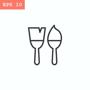 Boya fırçaları simgesi