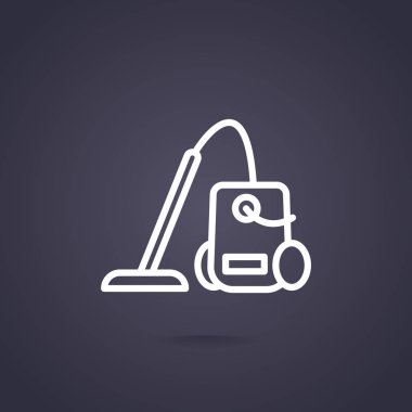 Elektrikli süpürge web simgesi