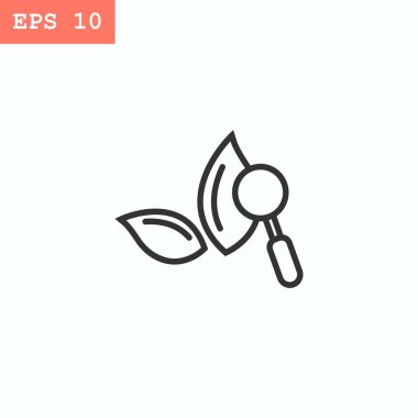 Botanik düz stil ikonu