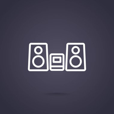 stereo sistemi web simgesi