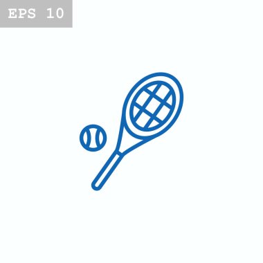 Tenis düz stil ikonu