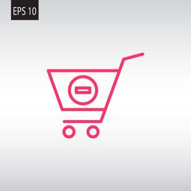 alışveriş sepeti web simgesi