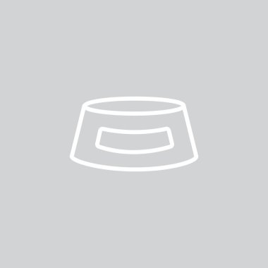 köpek kase web simgesi