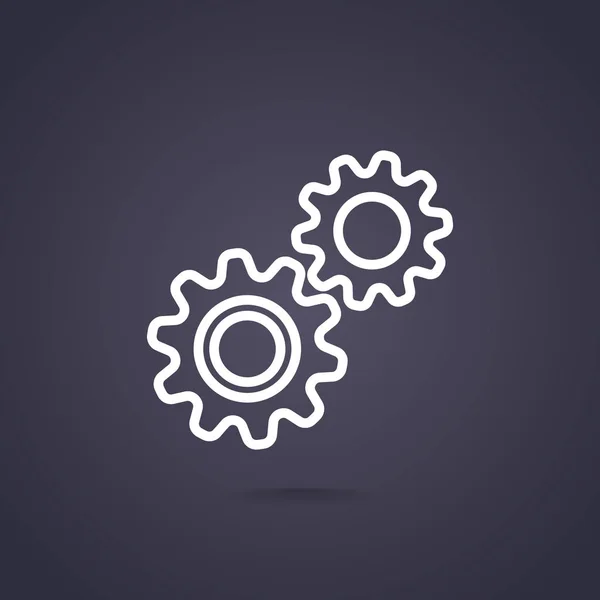 Cogs icono web — Archivo Imágenes Vectoriales