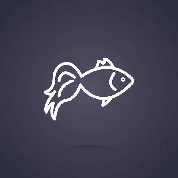 Fischnetz-Symbol — Stockvektor