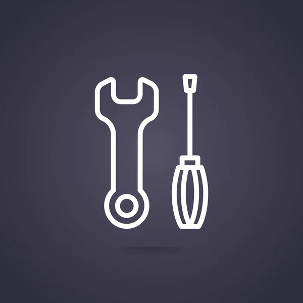 Tools web icon — Stock Vector