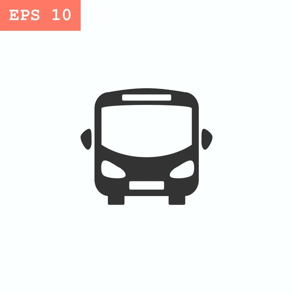 Buss platt stilikon — Stock vektor