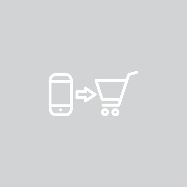 E-handel web-ikonen — Stock vektor