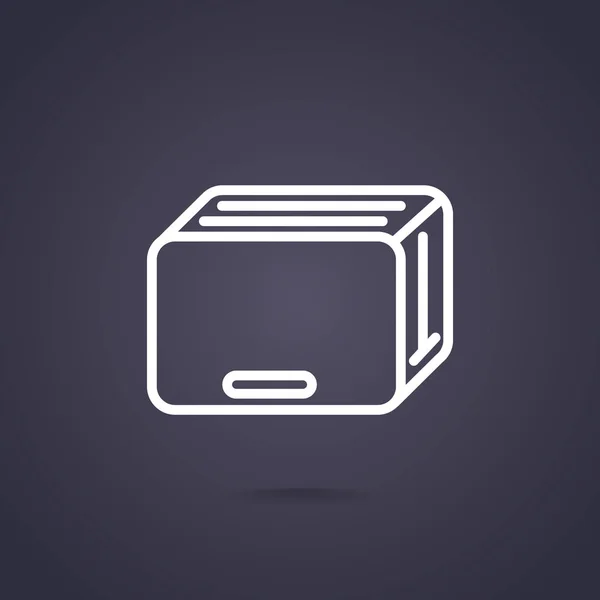 Tostadora Web icono — Vector de stock