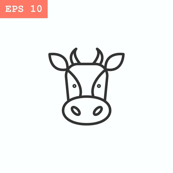 Cow head icon Vector Graphics