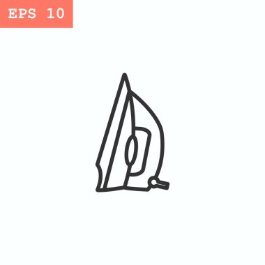 demir düz stil ikonu