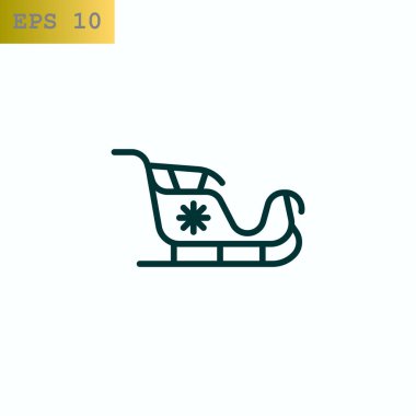 Noel Baba arabası web simgesi