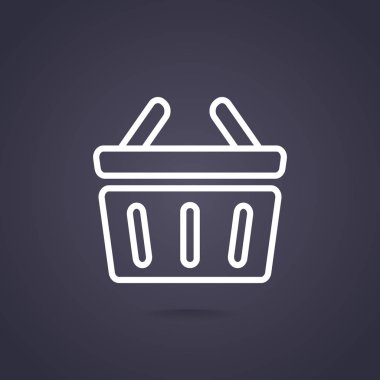 Pazar sepeti web simgesi