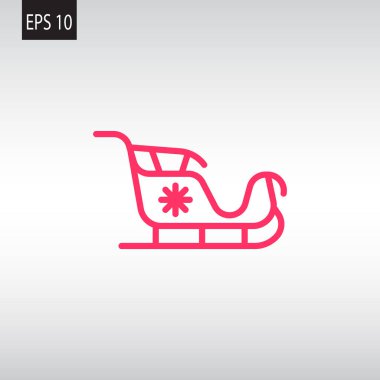 Noel Baba arabası web simgesi