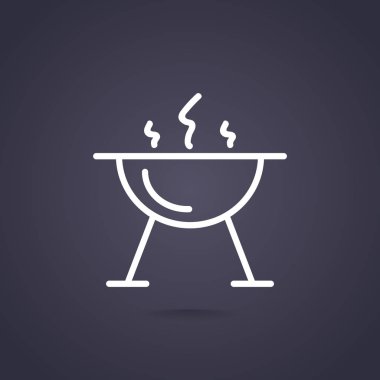 Barbekü web simgesi