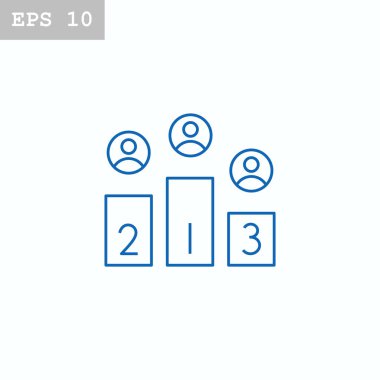 Şampiyon podyum simgesi