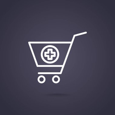 alışveriş sepeti web simgesi
