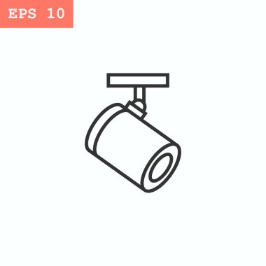 el feneri düz stil ikonu