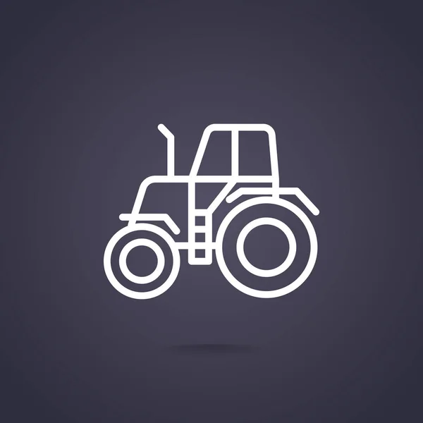 Tractor icono web — Archivo Imágenes Vectoriales