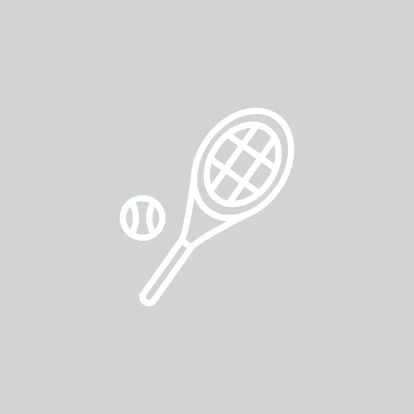 Теннис веб-икона — стоковый вектор