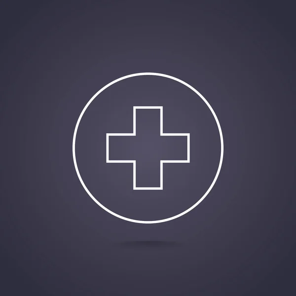 Ikon web layanan kesehatan - Stok Vektor