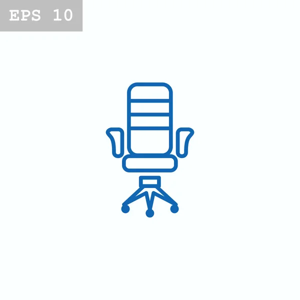 Oficina sillón icono — Vector de stock