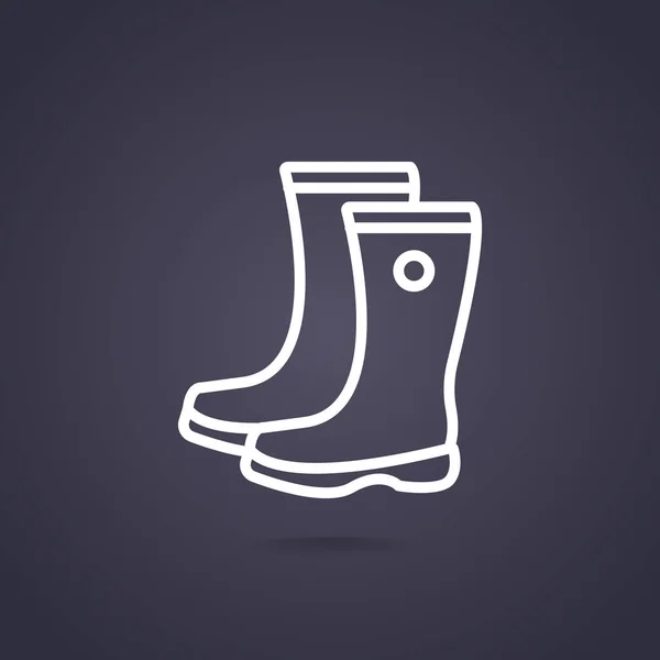 Zapatos icono web — Vector de stock
