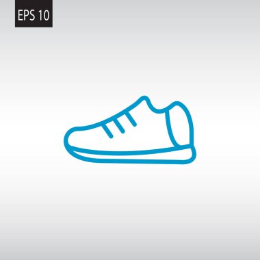 Ayakkabı Düz Simgesi