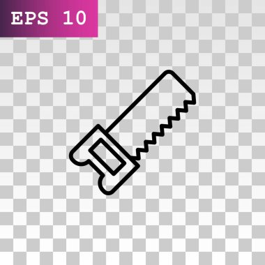 demir testeresi düz simgesi