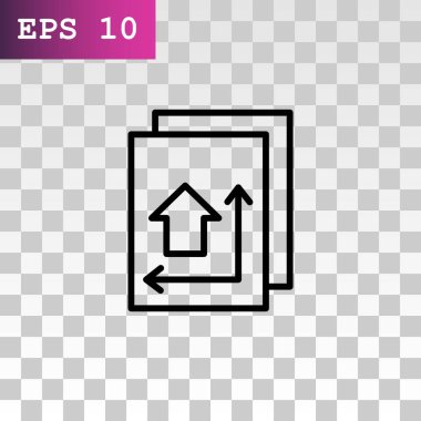 ev planı düz simgesi