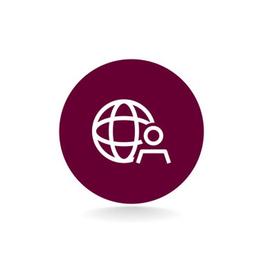 küresel iş simgesi