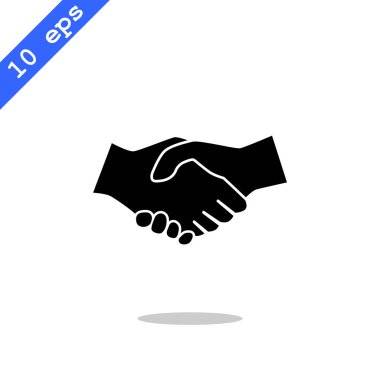 el sıkışma düz stil ikonu