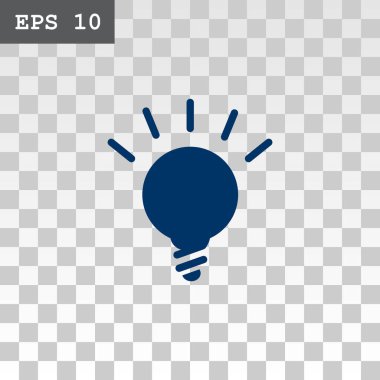 ampul düz stil ikonu