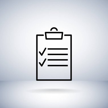 Not defteri düz stil ikonu