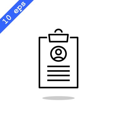 Not defteri düz stil ikonu