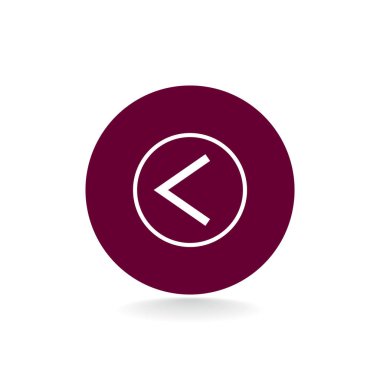 ok düz stil simgesi